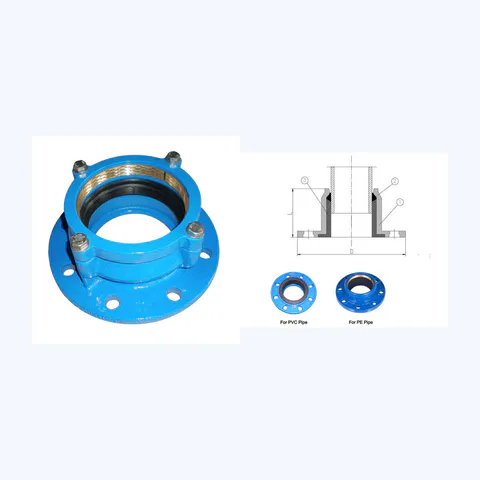 Quick Flange Adaptor For PE/PVC Pipe (and Dl pipe)