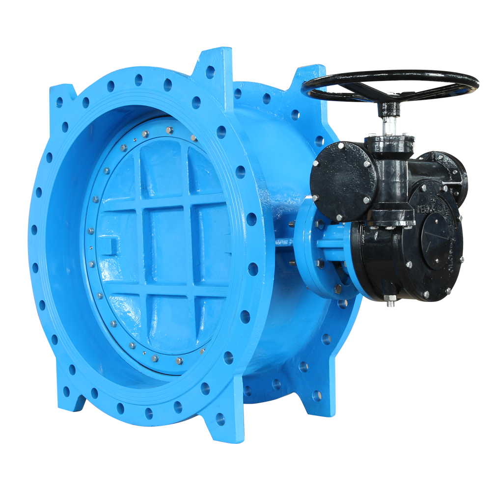 Resilient Seated Double Eccentric Flanged Butterfly Valve product view