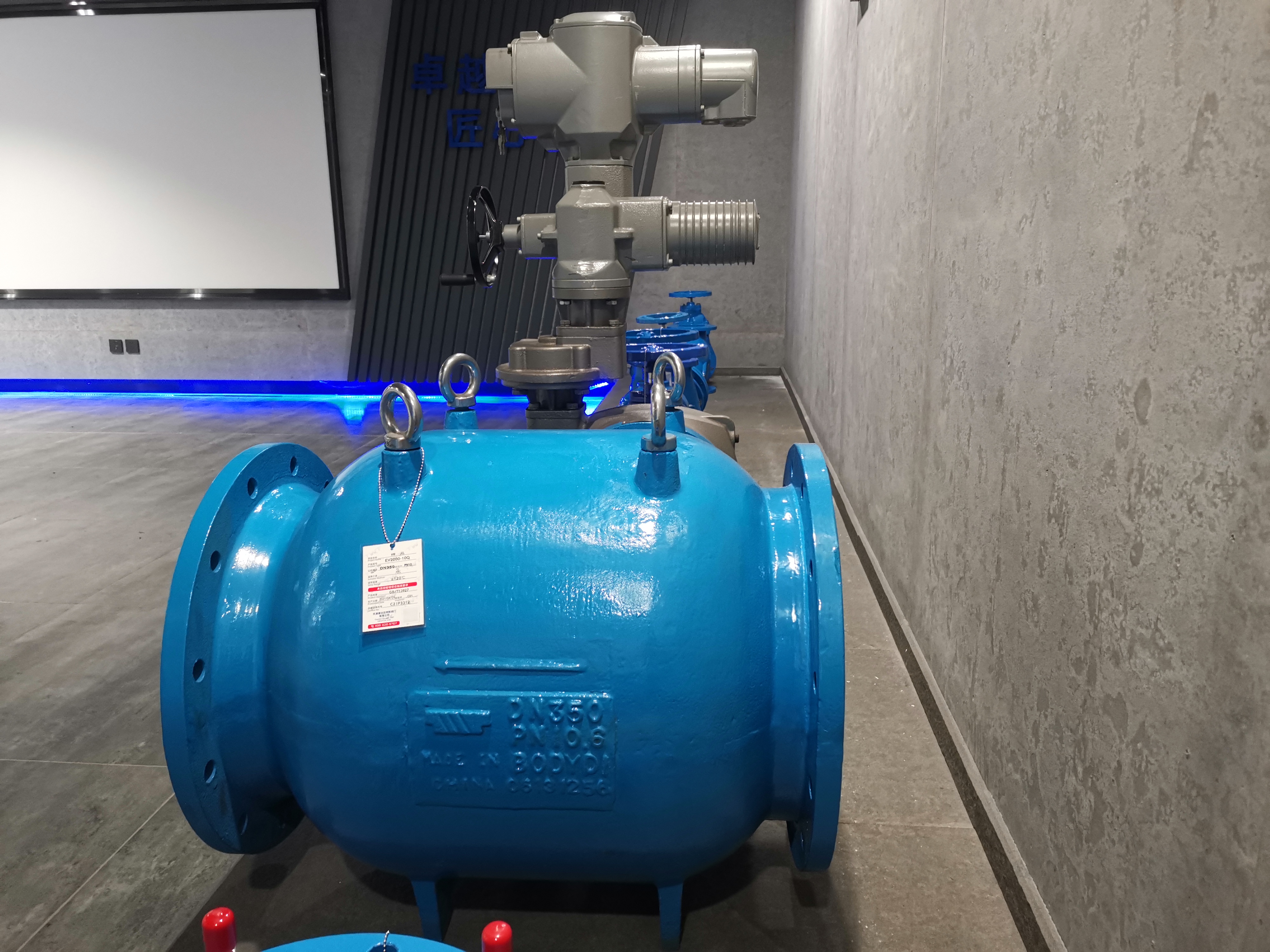 Big Size 72 Inch Cast Iron Electric Water Industrial Flow Control Plunger Needle Valve