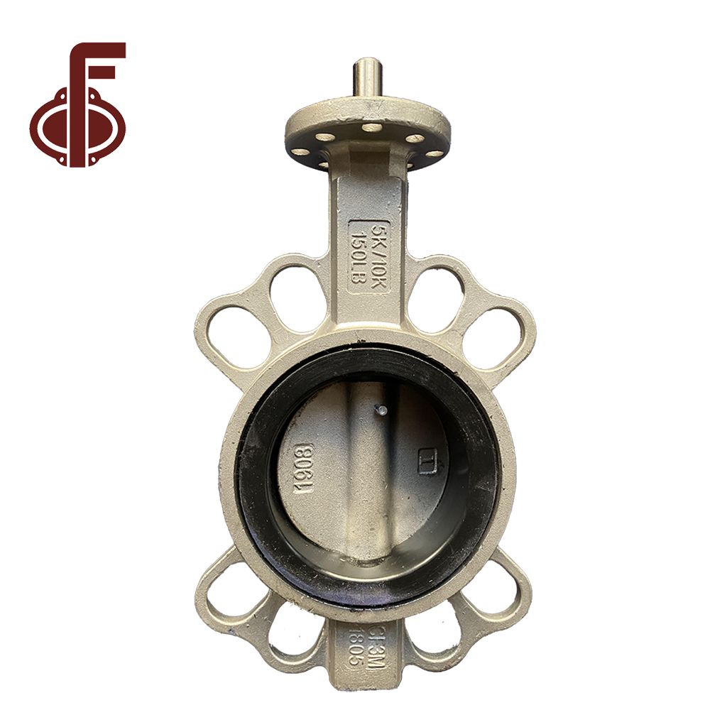 DN1500 Vulcanized EPDM Seat Large Flange Butterfly Valve product view