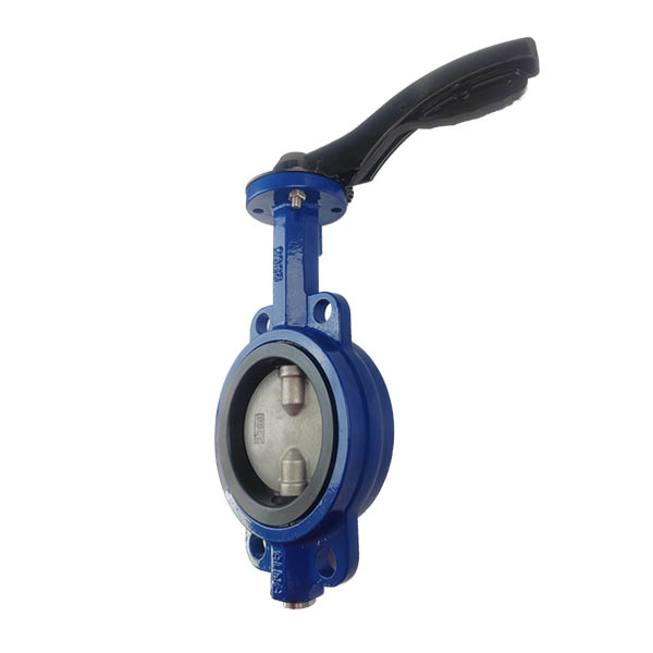 DN100 4inch Hard Back Seat Wafer body Butterfly Valve product view