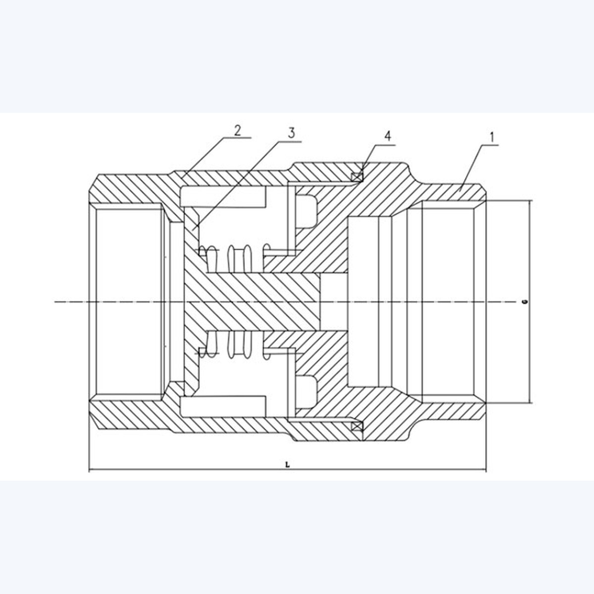 H12W-16P Check Valve