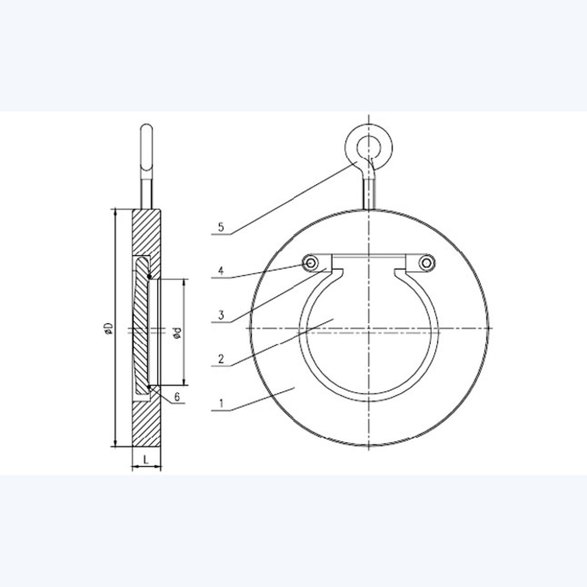 H74W-16P Check Valve