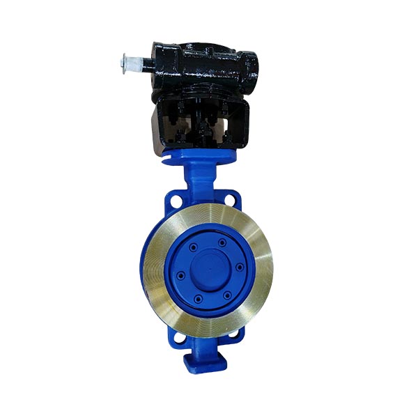 DN200 WCB Wafer Triple Offset Butterfly Valve with Worm Gear product view