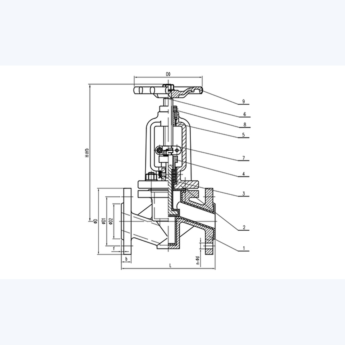 J41F46-16C Globe Valve