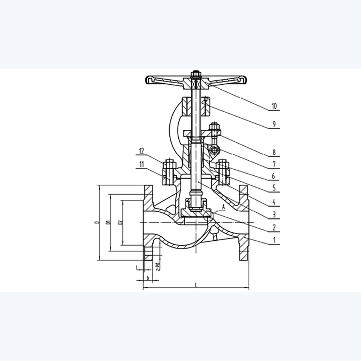 J41W-16P Globe Valve