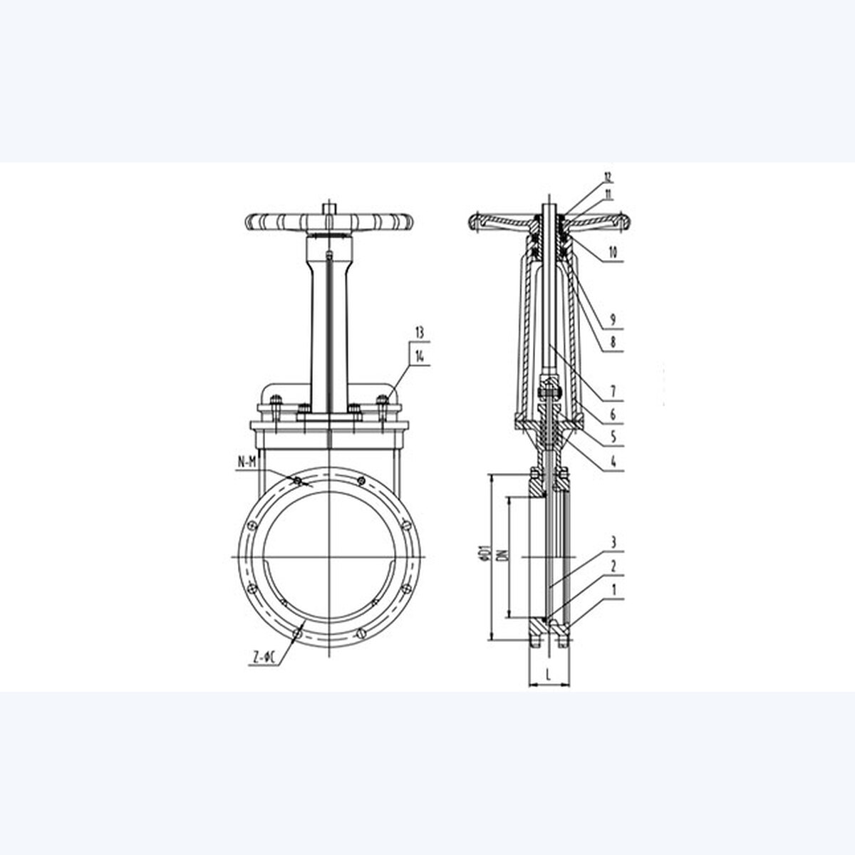 PZ43X-10C Gate Valve product view