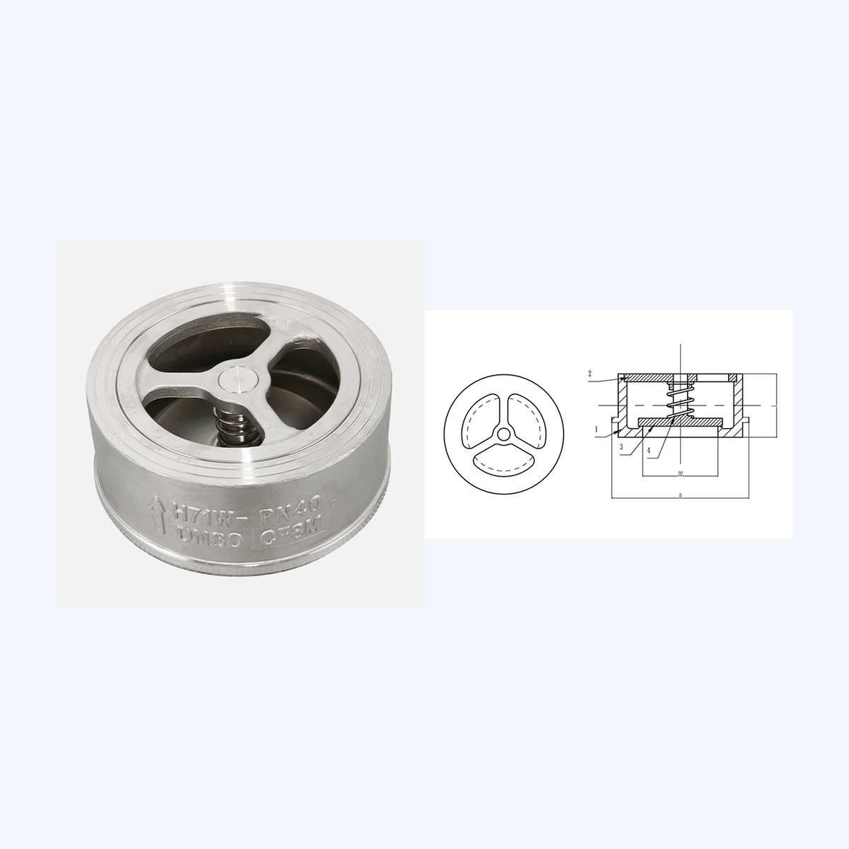 H71W-16P Check Valve