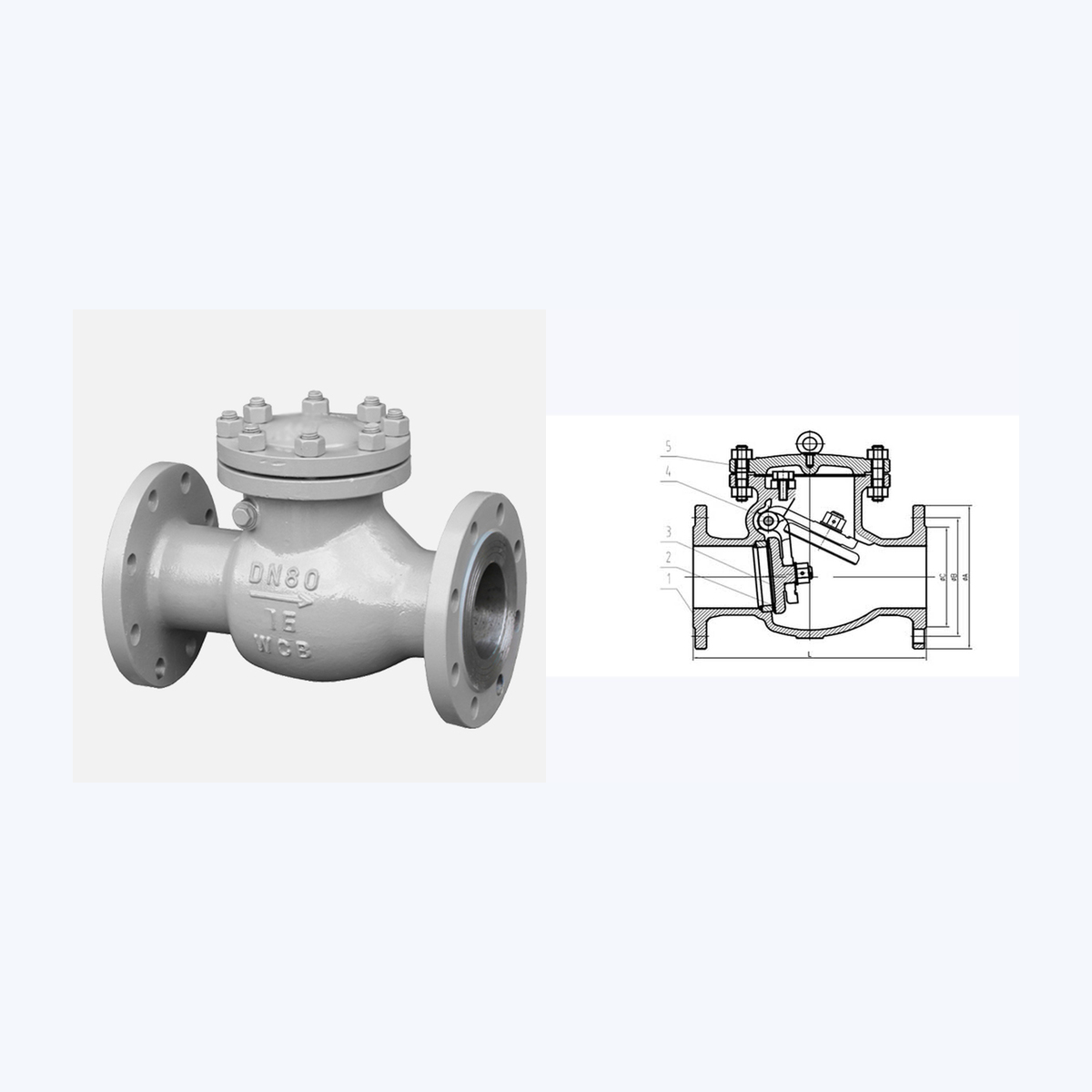 H44H-16C Check Valve