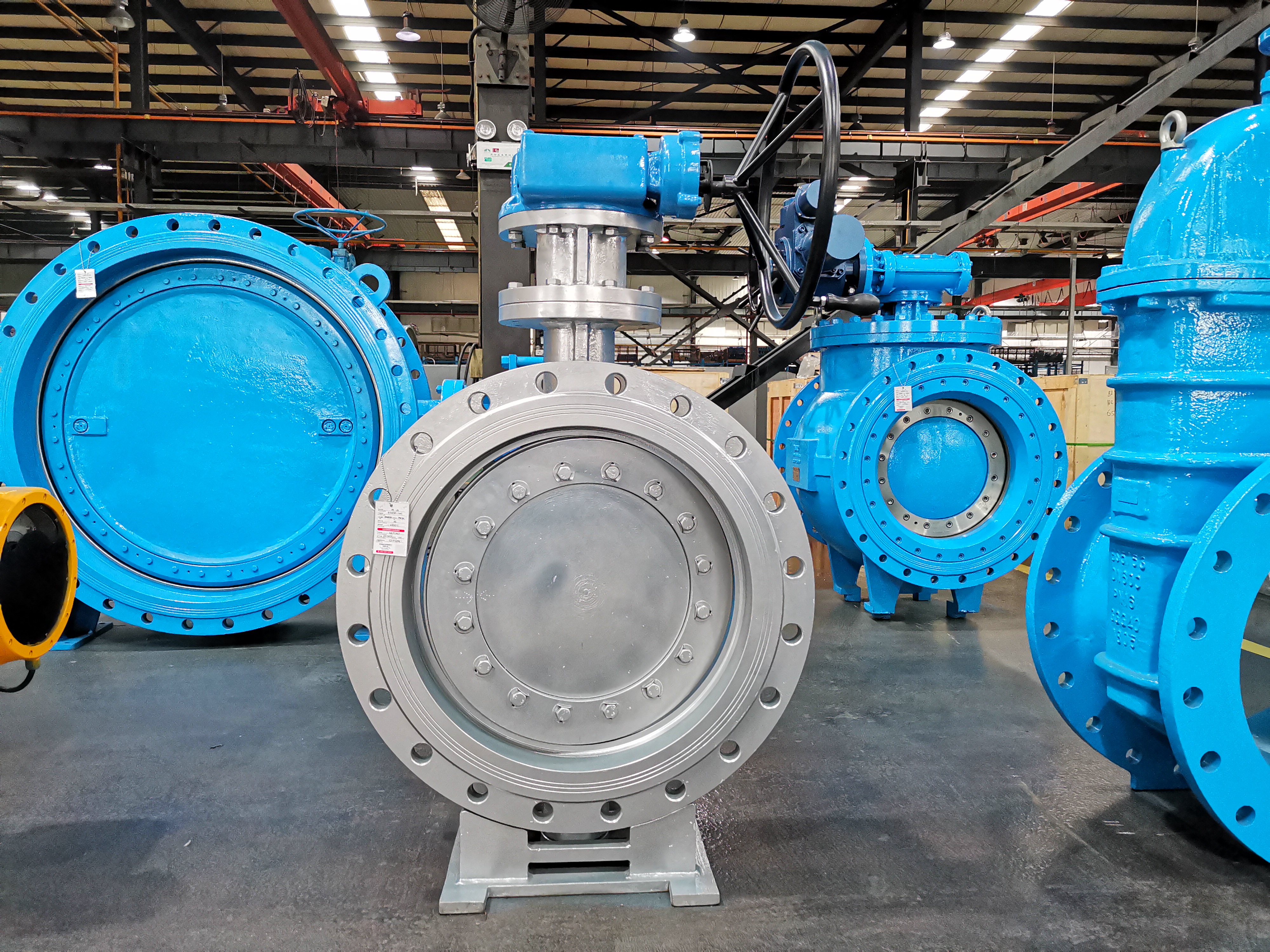 Triple eccentric metal seal butterfly valve SS304 product view
