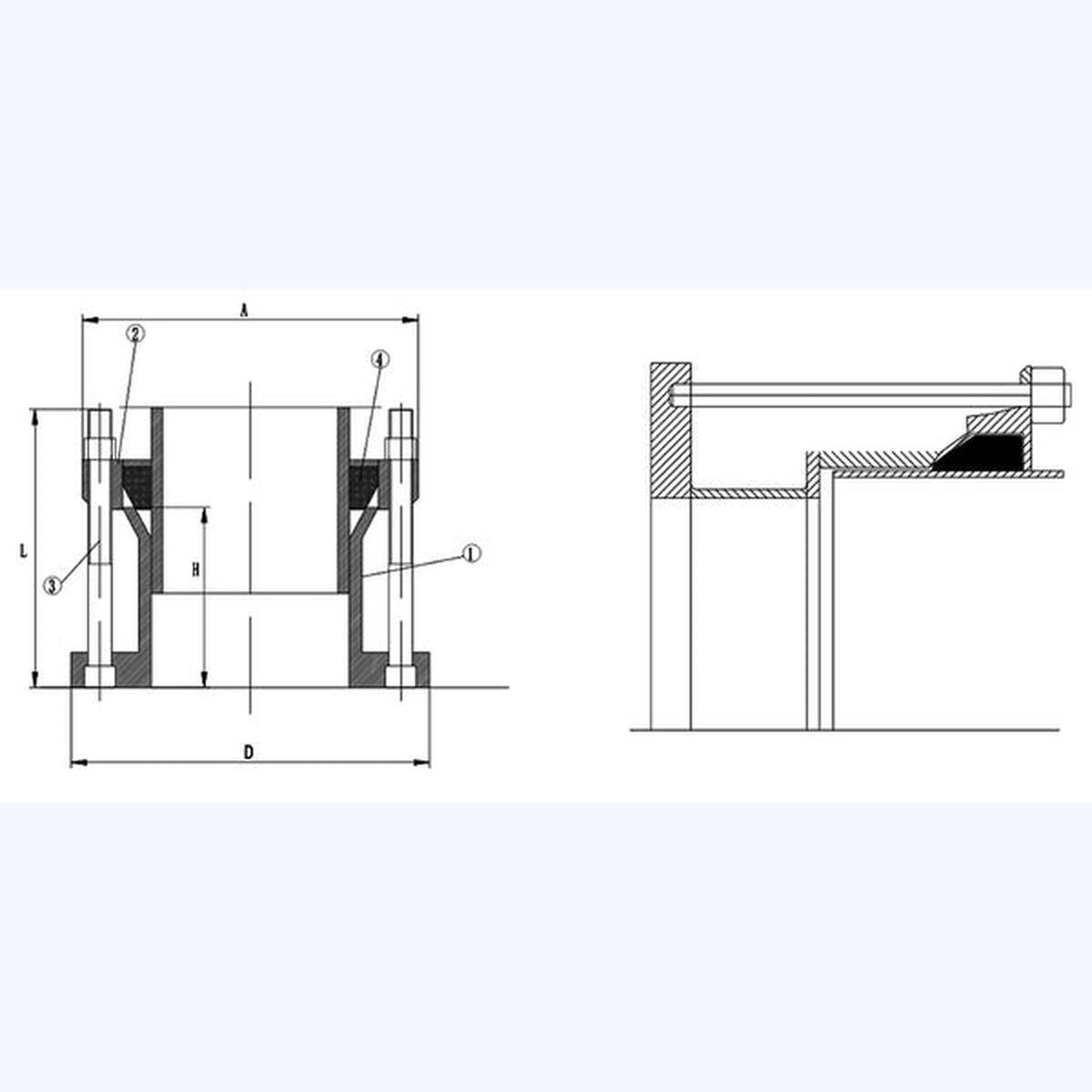 Universal Flange Adaptor(wide range)