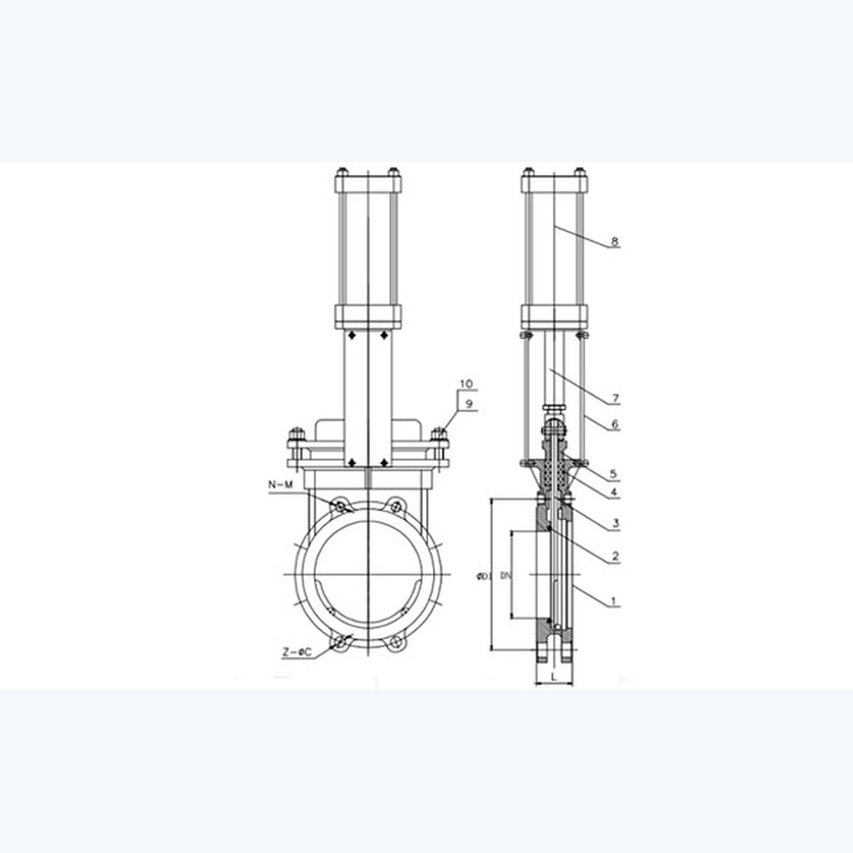 PZ673X-10C Gate Valve product view