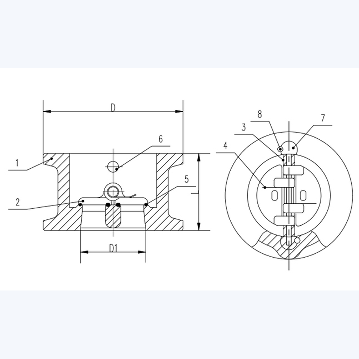 H76W-16P Check Valve