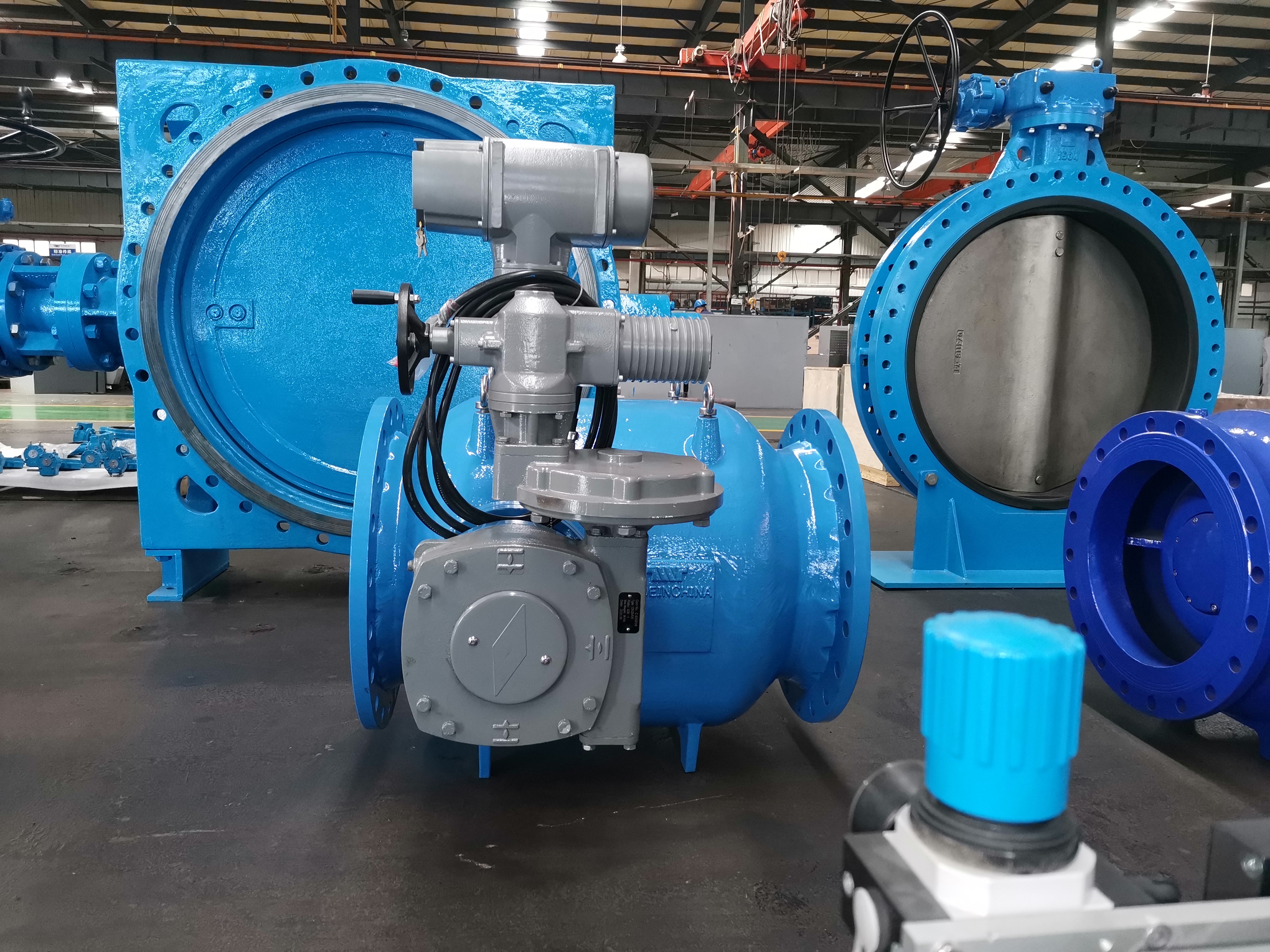 Big Size 72 Inch Cast Iron Electric Water Industrial Flow Control Plunger Needle Valve