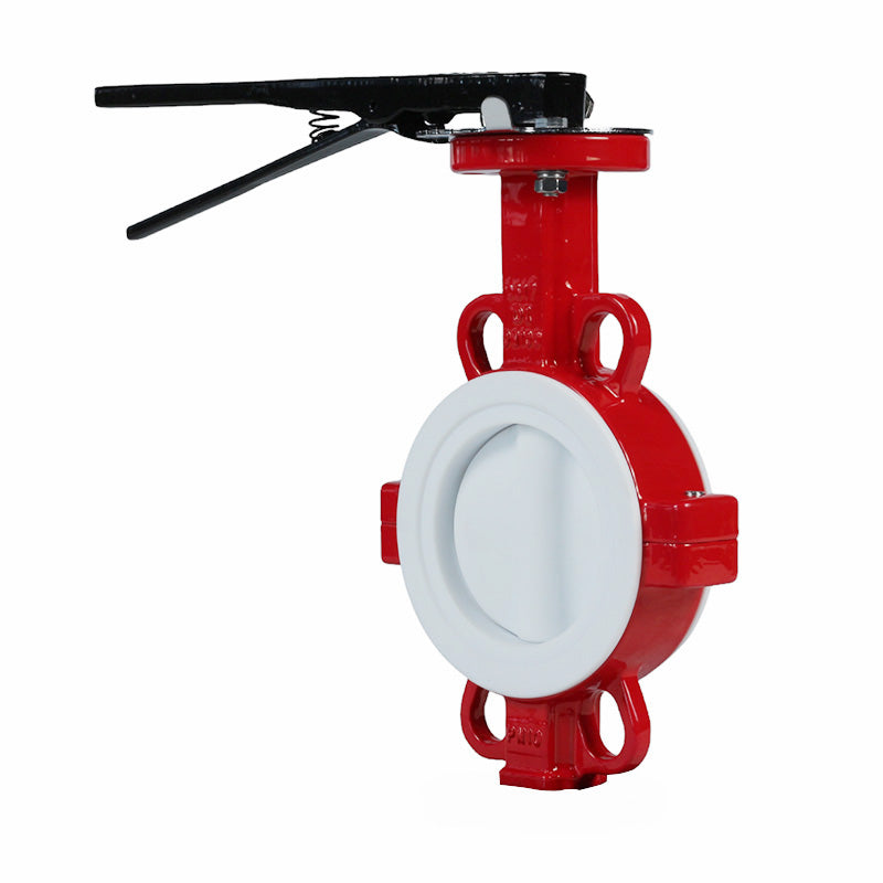PTFE Coated Butterfly Valve(Wafer Type) product view