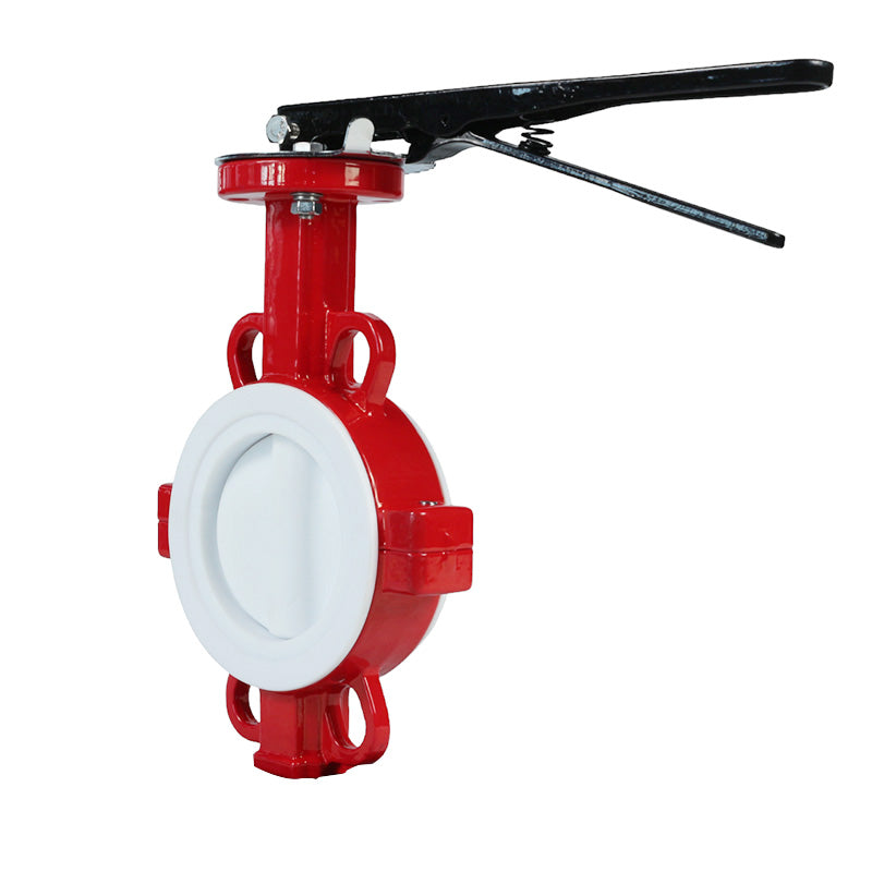 PTFE Coated Butterfly Valve(Wafer Type) product view