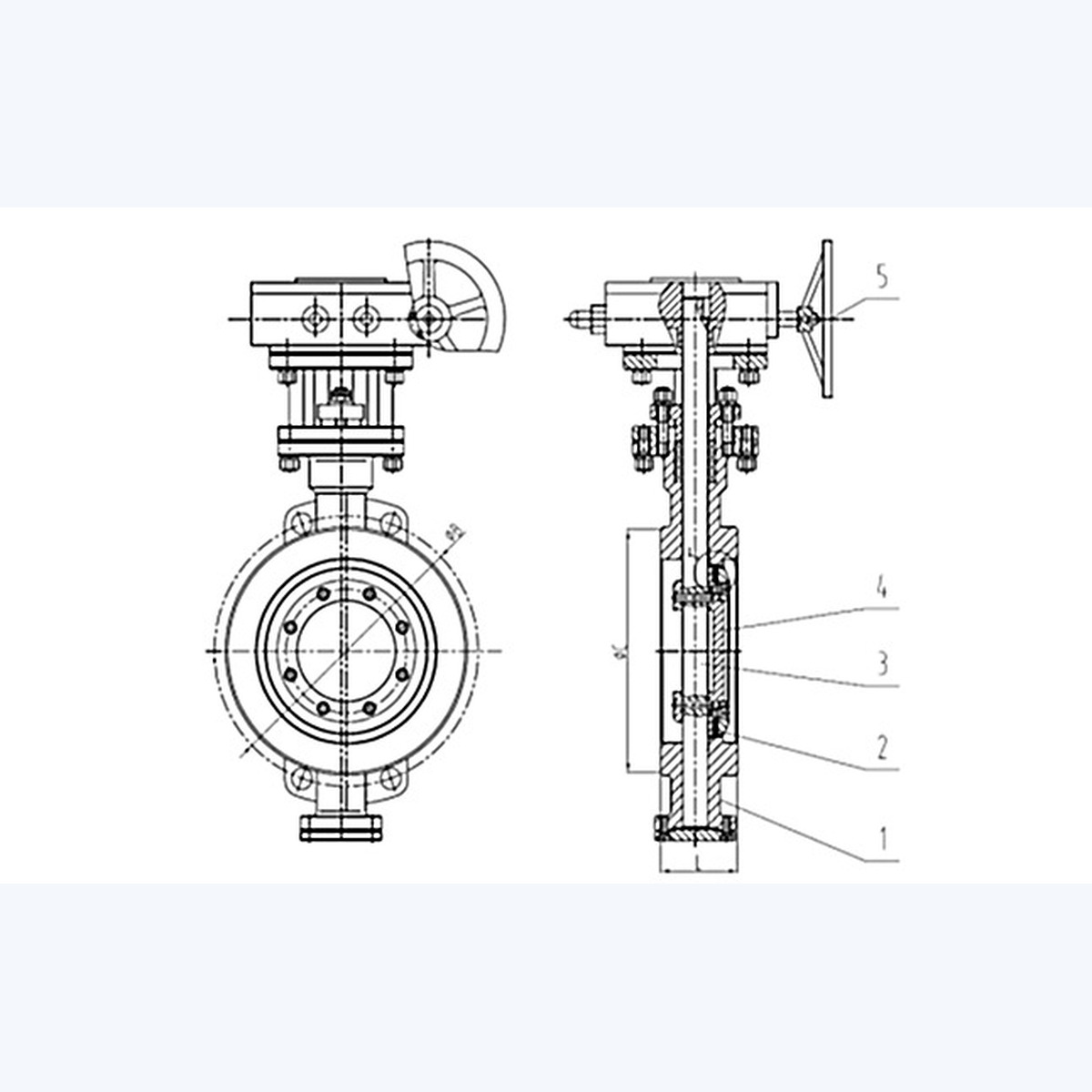 D373W-16P Butterfly Valve