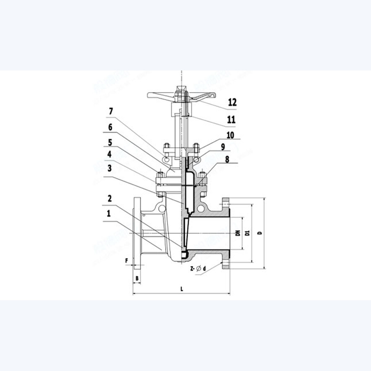 Z41F46-16C Gate Valve