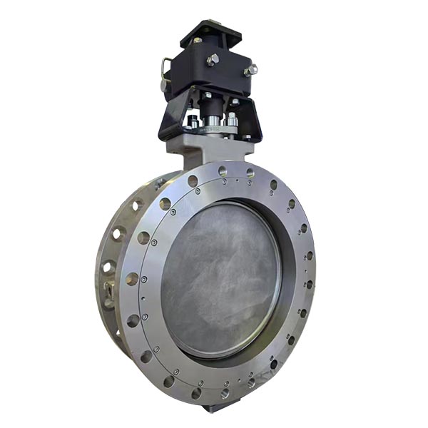 CF8 Double Flange High Performance Butterfly Valve DN1000 PN16 product view