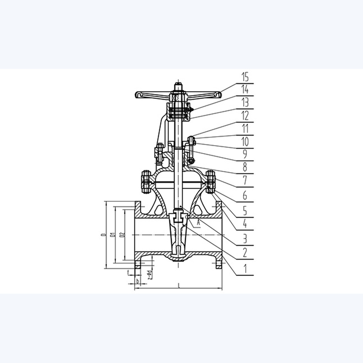 Z41W-16P Gate Valve