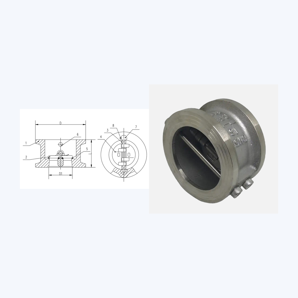 H76W-16P Check Valve