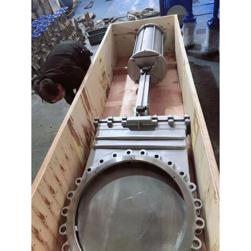 SS/DI PN10/16 Class150 Flange Knife Gate Valve