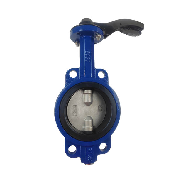 DN100 4inch Hard Back Seat Wafer body Butterfly Valve product view