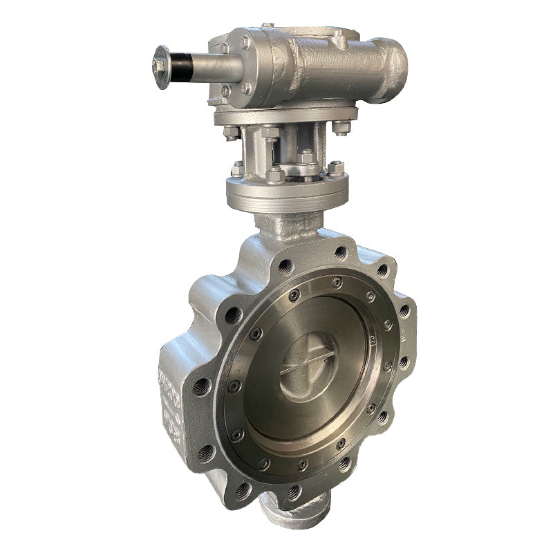 Triple eccentric carbon steel lug butterfly valve