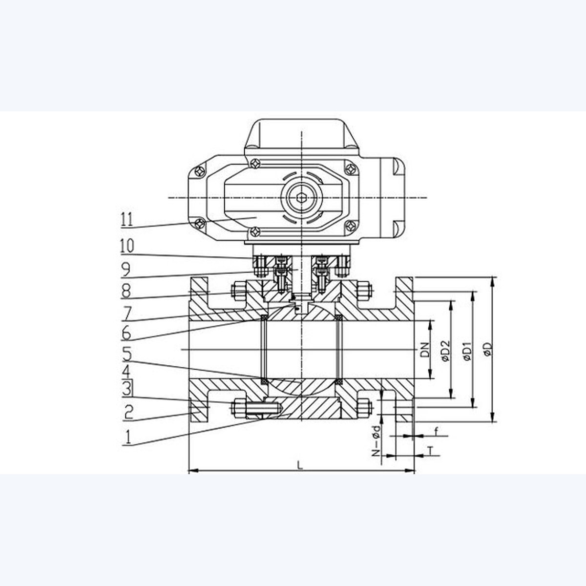 Q941F-16P Ball Valve