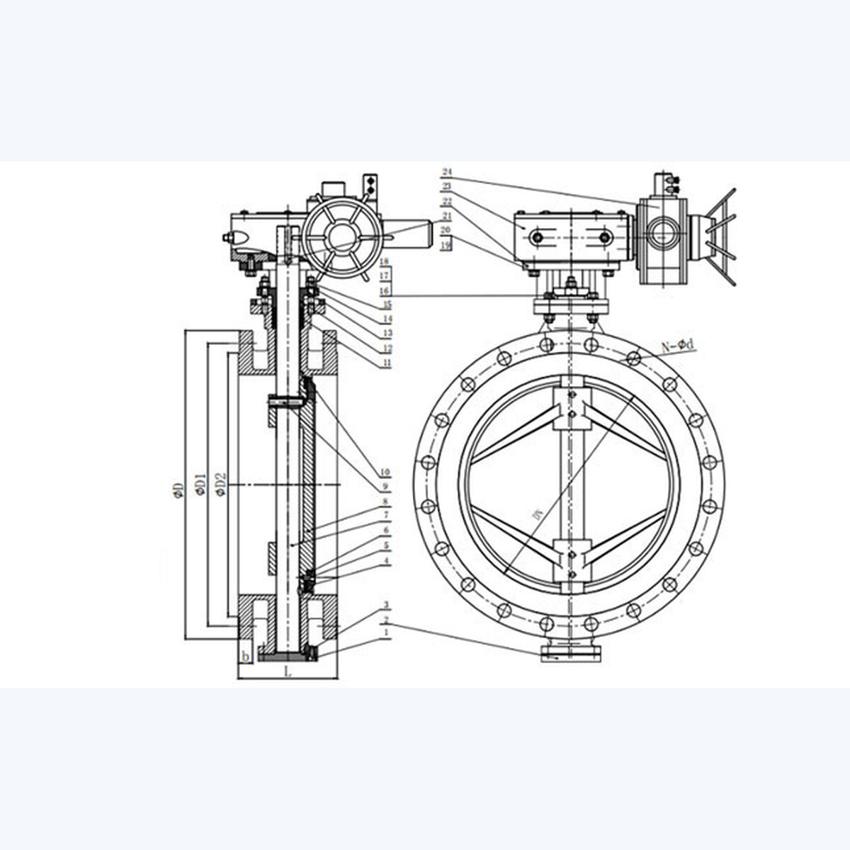 D943H Butterfly Valve