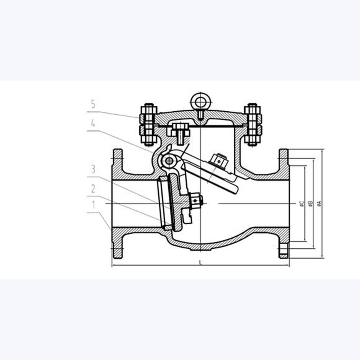 H44H-16C Check Valve