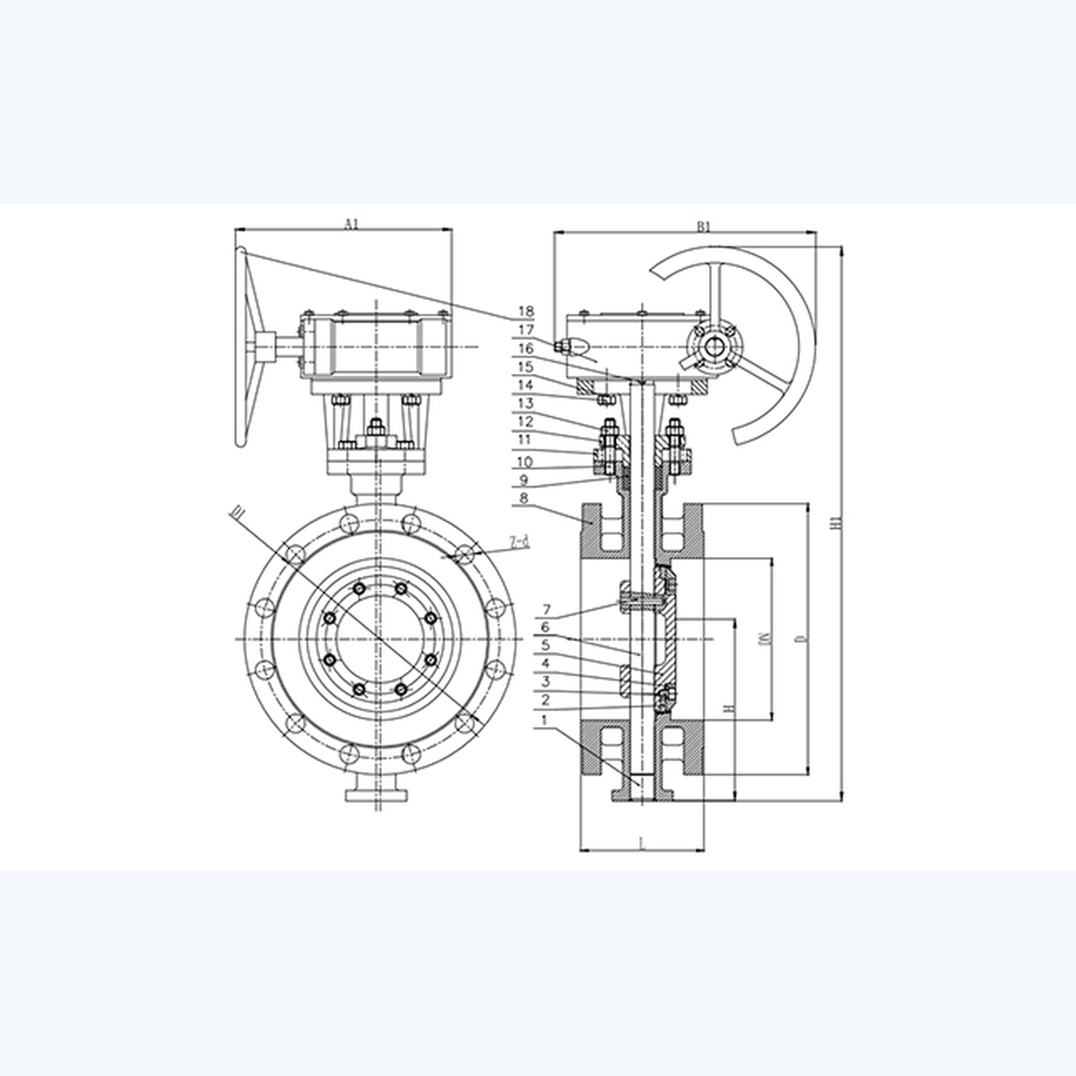 D343H-16C Butterfly Valve