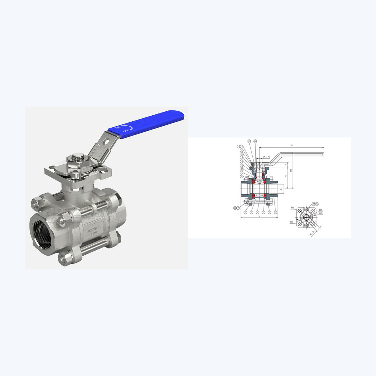 Q11F-16P Ball Valve product view