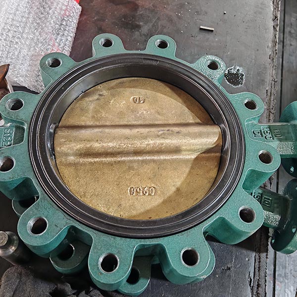 Class 150 C95800/C958 Disc Lug Butterfly Valve DN250 with Soft Seat product view