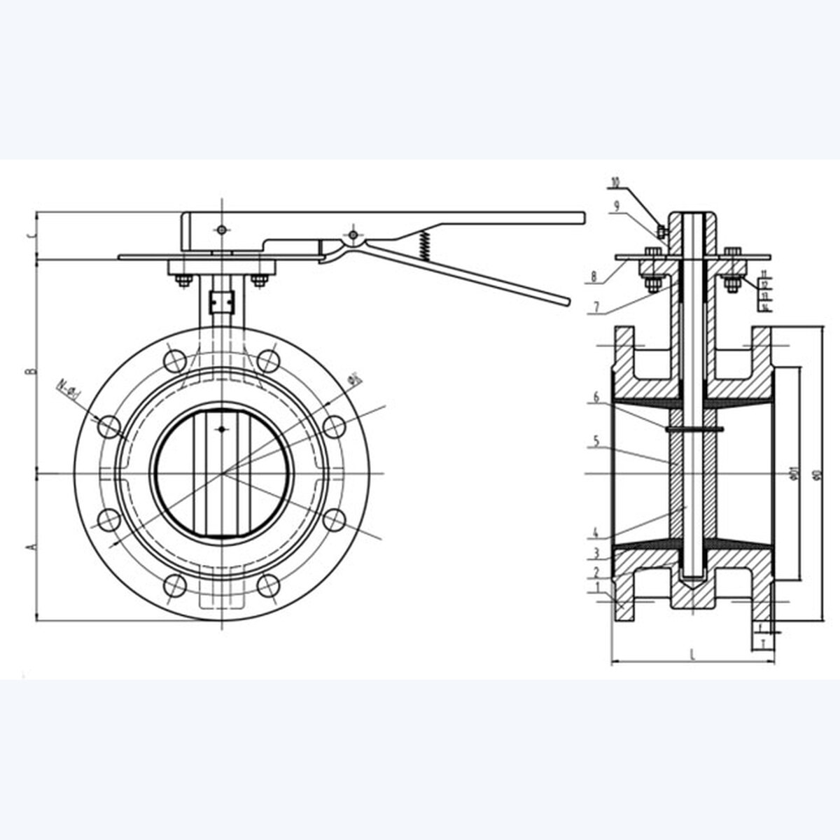 D41X-16Q Butterfly Valve