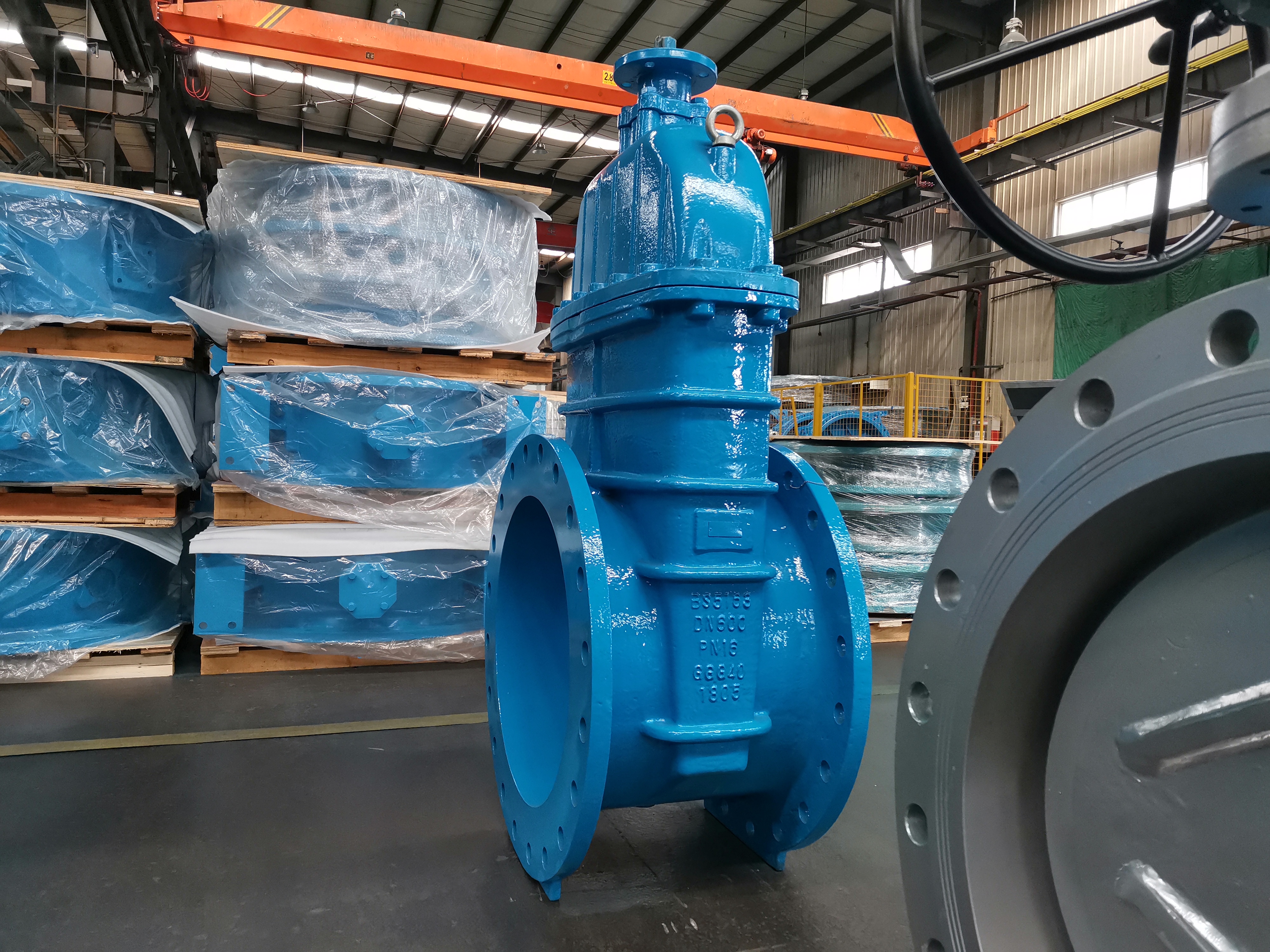 DN600 Ggg40Ggg50 Ductile Iron Flange Resilient Non-Rising Stem Gate Valve product view