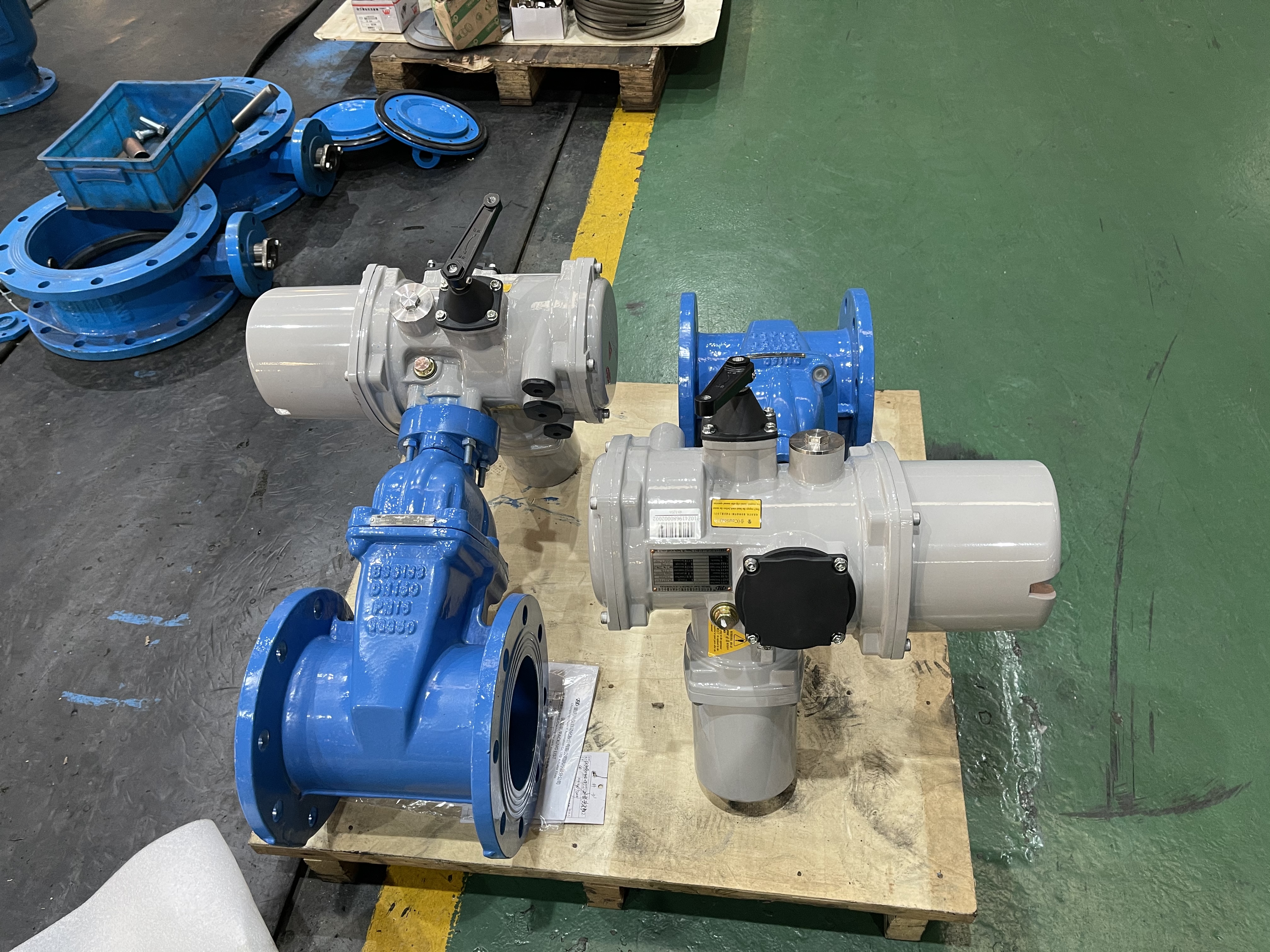 DN600 Ggg40Ggg50 Ductile Iron Flange Resilient Non-Rising Stem Gate Valve product view
