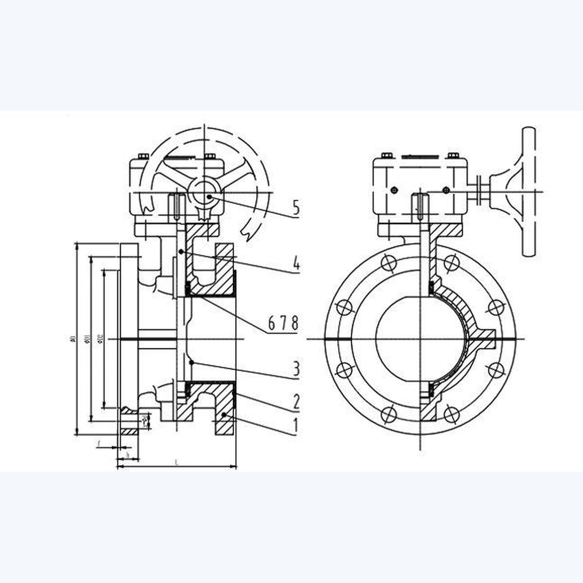 D341F46-16C Butterfly Valve
