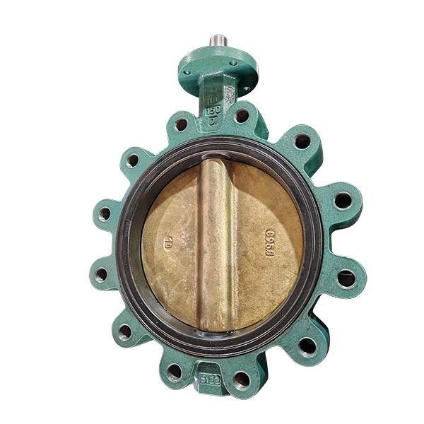 Class 150 C95800/C958 Disc Lug Butterfly Valve DN250 with Soft Seat product view